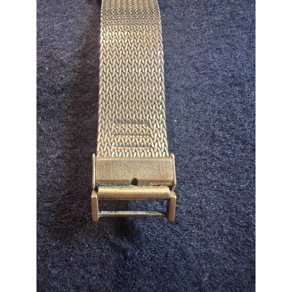 Vintage Citizen Quartz Ladies Dress Watch Womens Wristwatch Gold Tone Chainmail - Picture 6 of 7